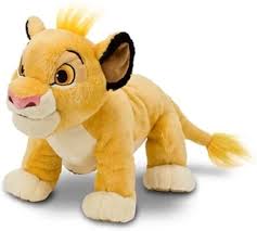 Disney Lejonkungen Simba Plyschleksak - 28 cm