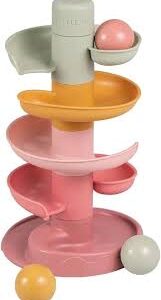 Little Dutch - Rosa Spiraltorn med Bollar