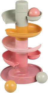 Little Dutch - Rosa Spiraltorn med Bollar