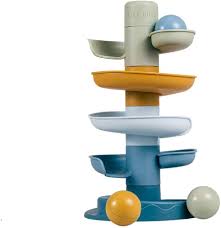 Little Dutch Spiraltorn med Bollar - Blå