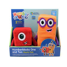 Numberblocks Ett och Två: Lekfull Mjuk Kompis