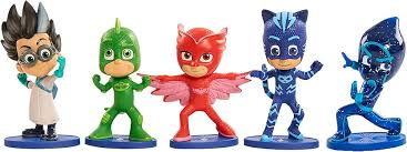 Pyjamashjältar: Slumpmässiga Samlarfigurer (5-pack)