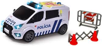 Portugisisk Polisleksak med Ljus och Ljud - 28 cm