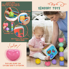 MutoToy® Montessori Babyleksaker 6-i-1 för 6 månader+