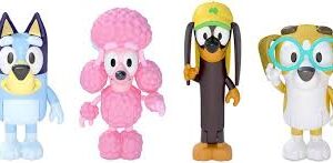 Bluey och Vänner: 4 Figurer i Samlarpaket