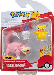 Pokémon Stridsfigurer 3-pack: Pikachu (hona)