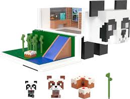 Minecraft Panda Playhouse och Mob Head från Mattel