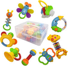 fiouni Baby Rattles och Bittacker Set