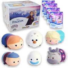 Disney Frozen Tsum Tsum Lekset – 4-pack med Mjuka Roliga Figurer